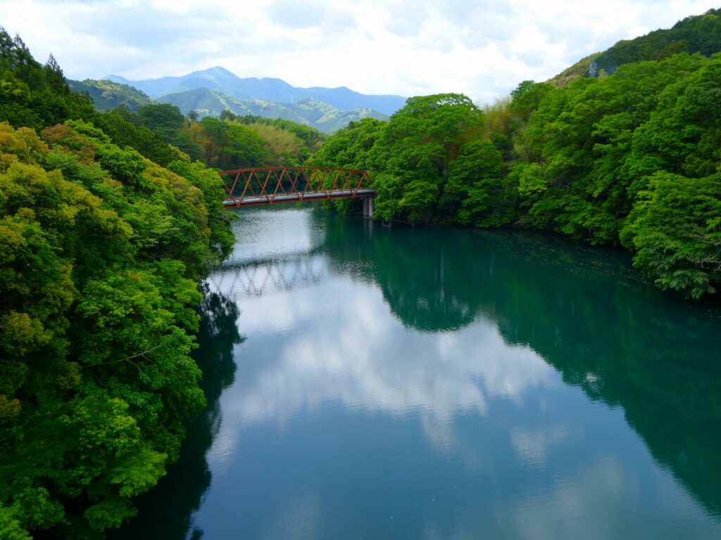 大台町　宮川の風景